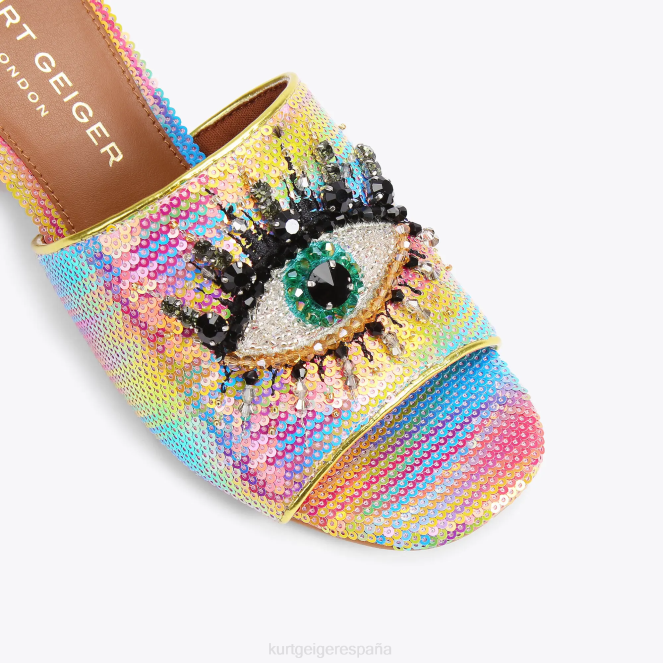 Kurt Geiger mujer Ojo de bloque de oliva de Londres 2LPR293 | calzados varios/otros